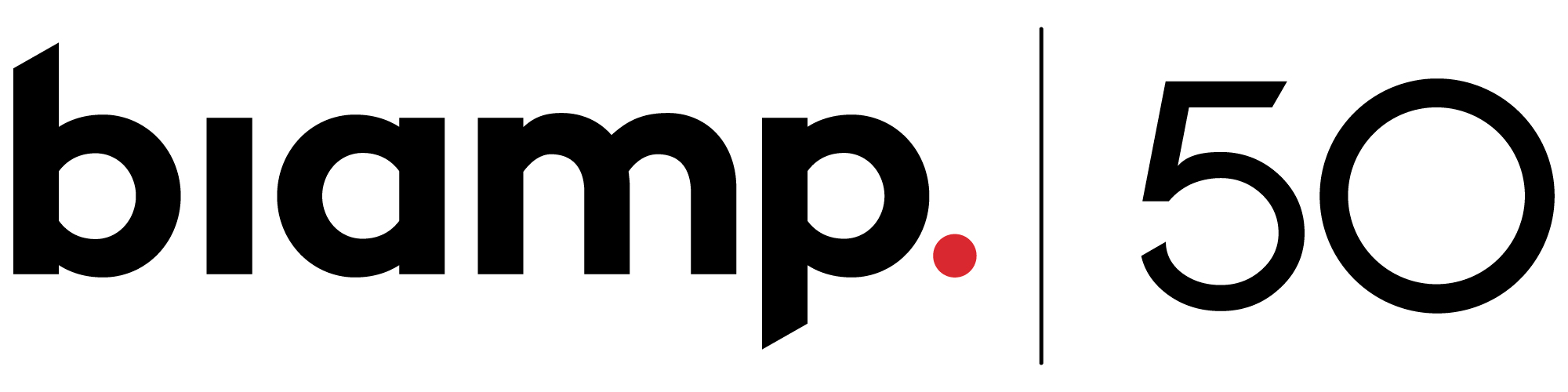 Biamp-50-Year-Logo-Lockup-Black Biamp-50-Year-Logo-Lockup-Black